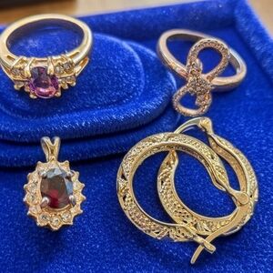 Beautiful Jewelry Untested Metals Stamped With Unknown Stamp Pic #5